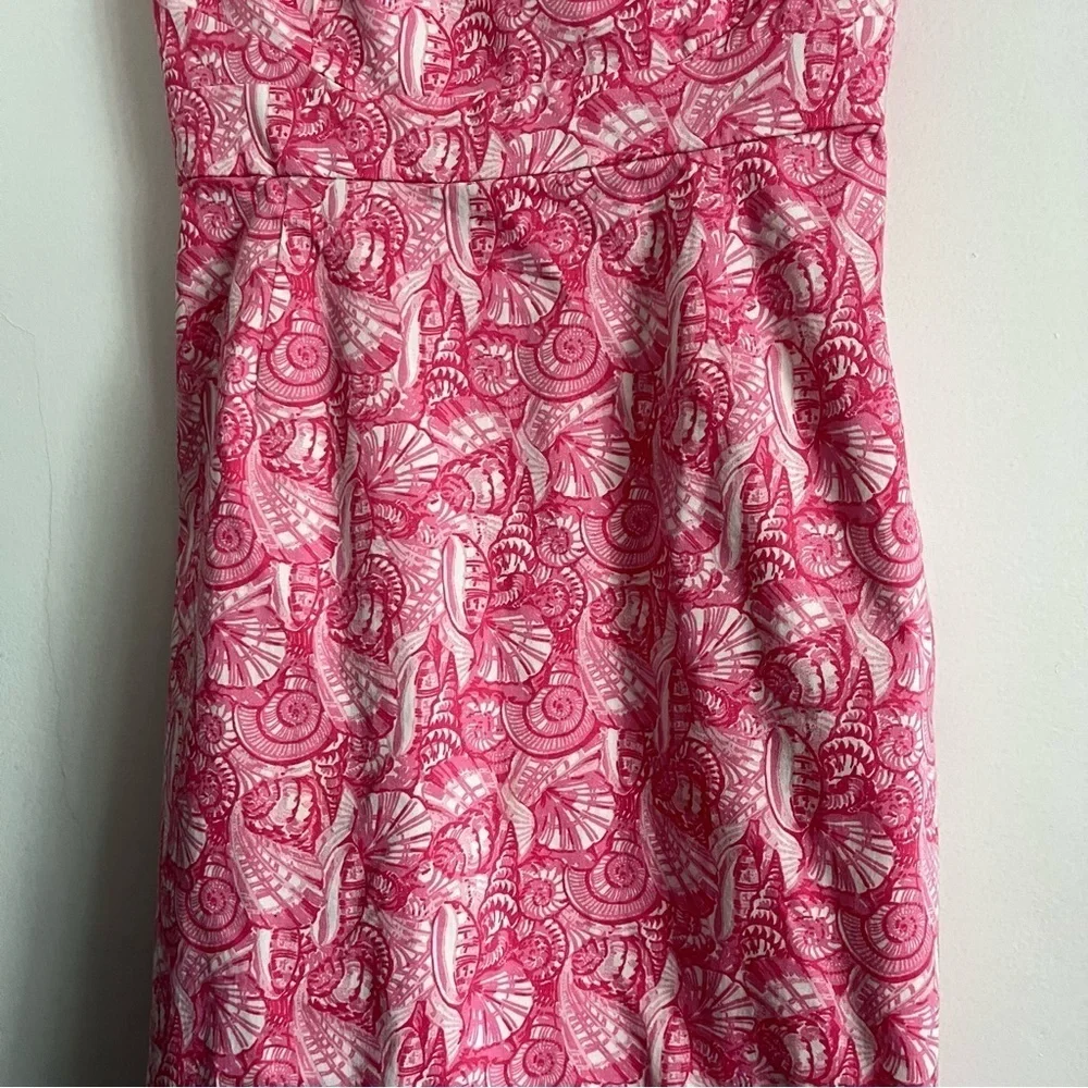 Vineyard Vines • Shells All Over Strapless Pink Dress